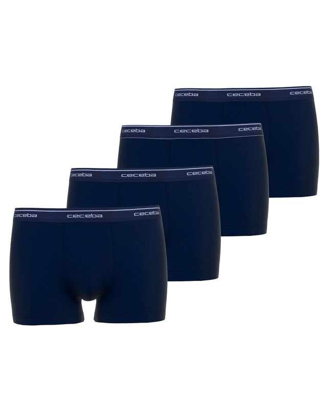 CECEBA Herren Pants blau uni 4er Pack