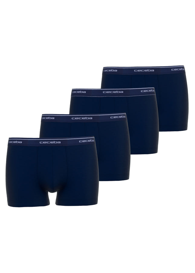 CECEBA Herren Pants blau uni 4er Pack