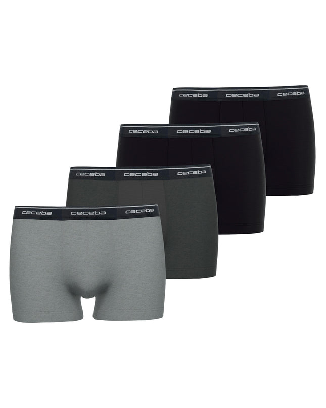 CECEBA Herren Pants grau uni 4er Pack