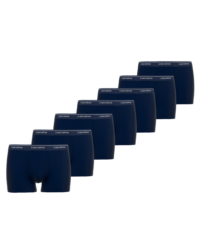 CECEBA Herren Pants blau uni 7er Pack