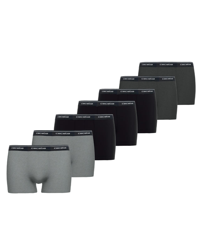 CECEBA Herren Pants grau uni 7er Pack