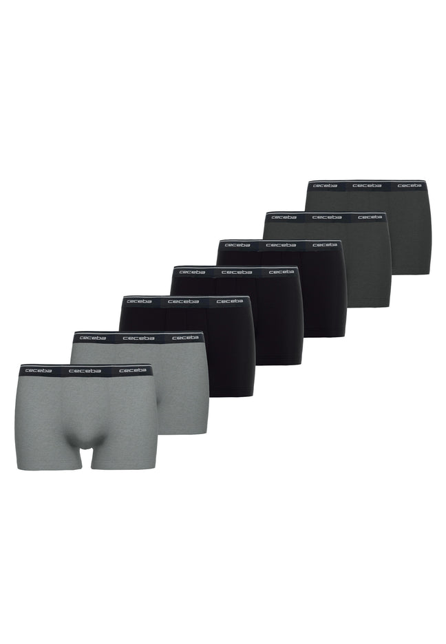CECEBA Herren Pants grau uni 7er Pack