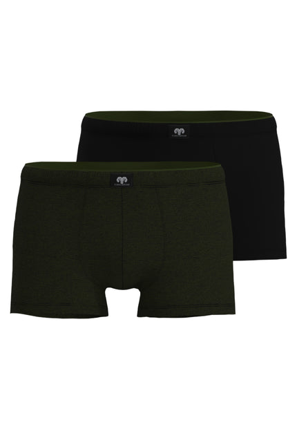 CECEBA Herren Pants grün quergestreift 2er Pack