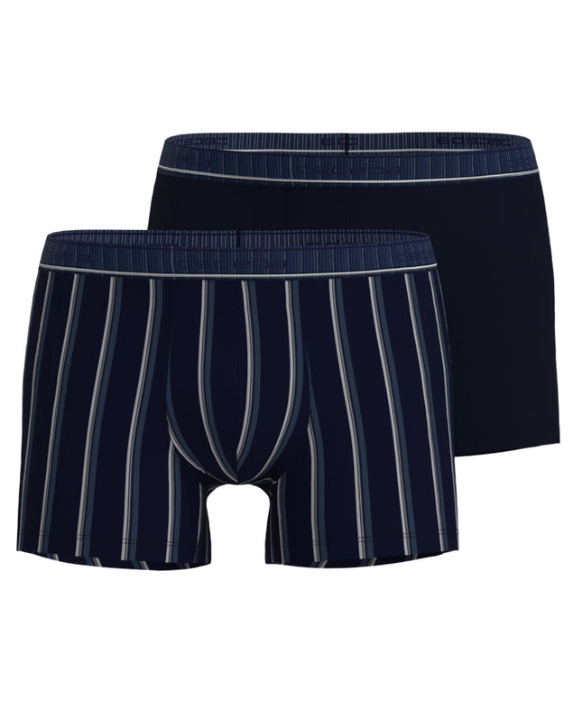 CECEBA Herren Pants blau längsgestreift 2er Pack