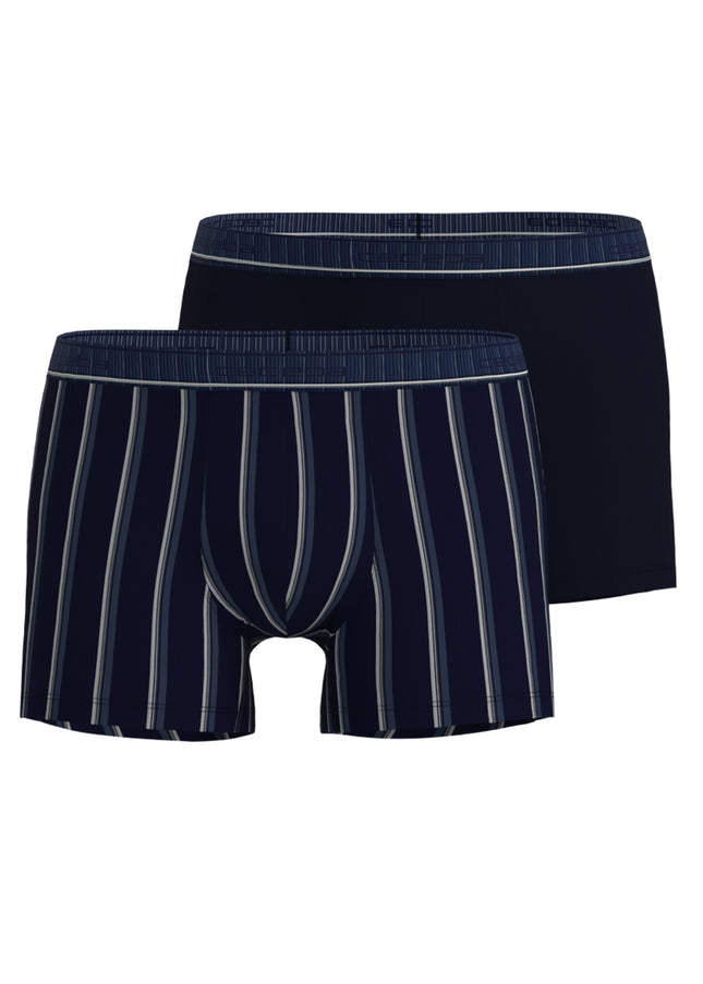 CECEBA Herren Pants blau längsgestreift 2er Pack