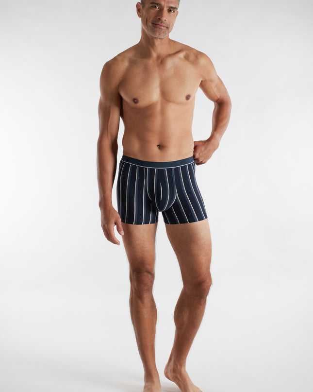 CECEBA Herren Pants blau längsgestreift 2er Pack
