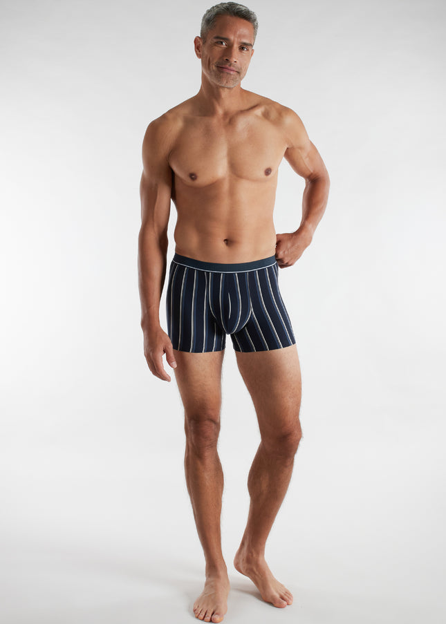 CECEBA Herren Pants blau längsgestreift 2er Pack