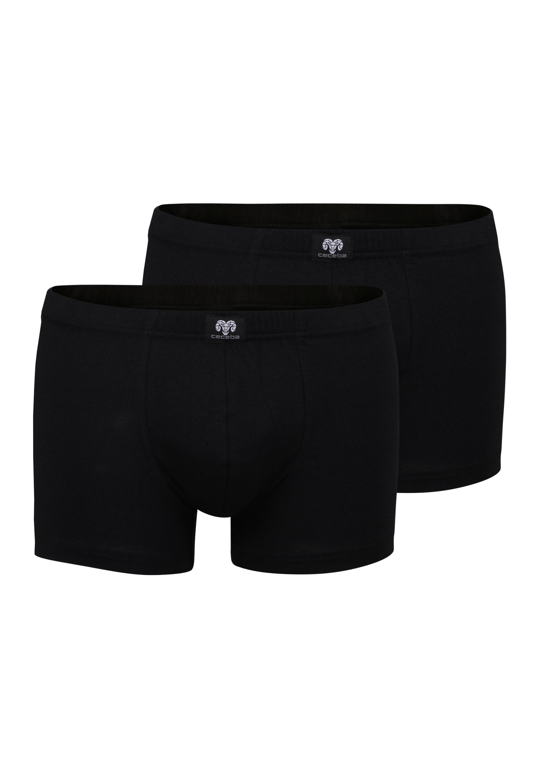 CECEBA Herren Pants schwarz längsgestreift 2er Pack