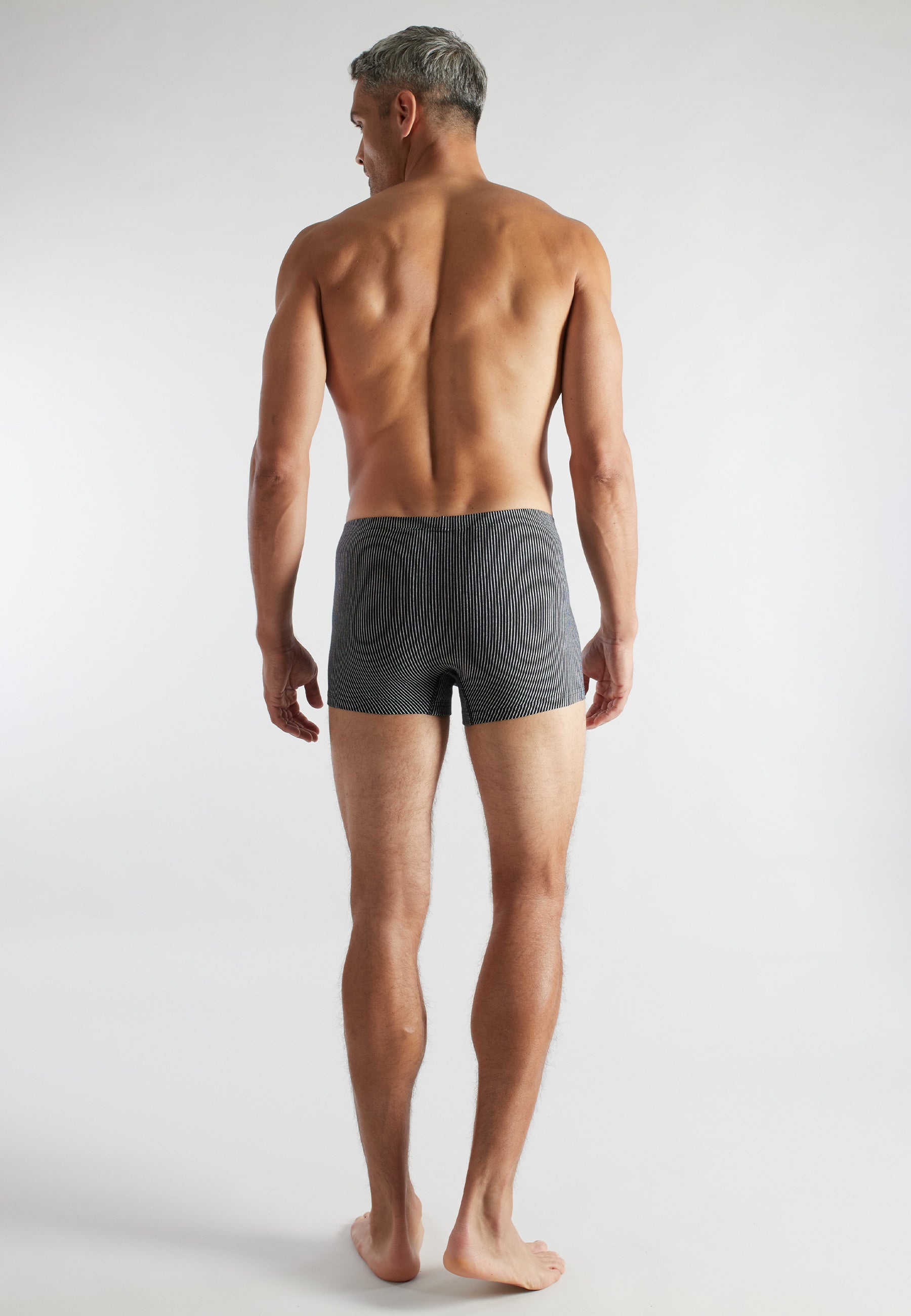 CECEBA Herren Pants schwarz längsgestreift 2er Pack