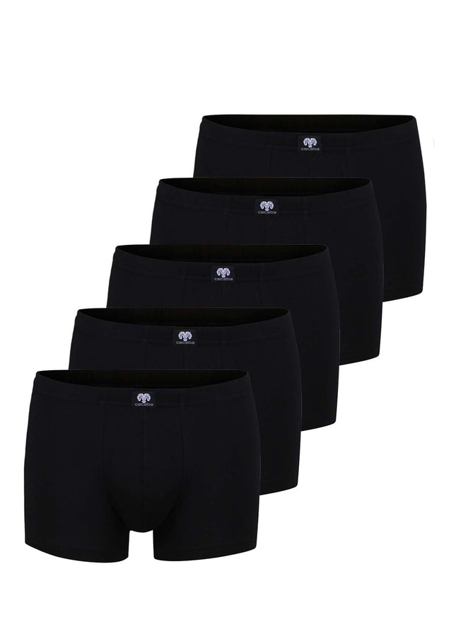 CECEBA Herren Pants schwarz uni 10er Pack