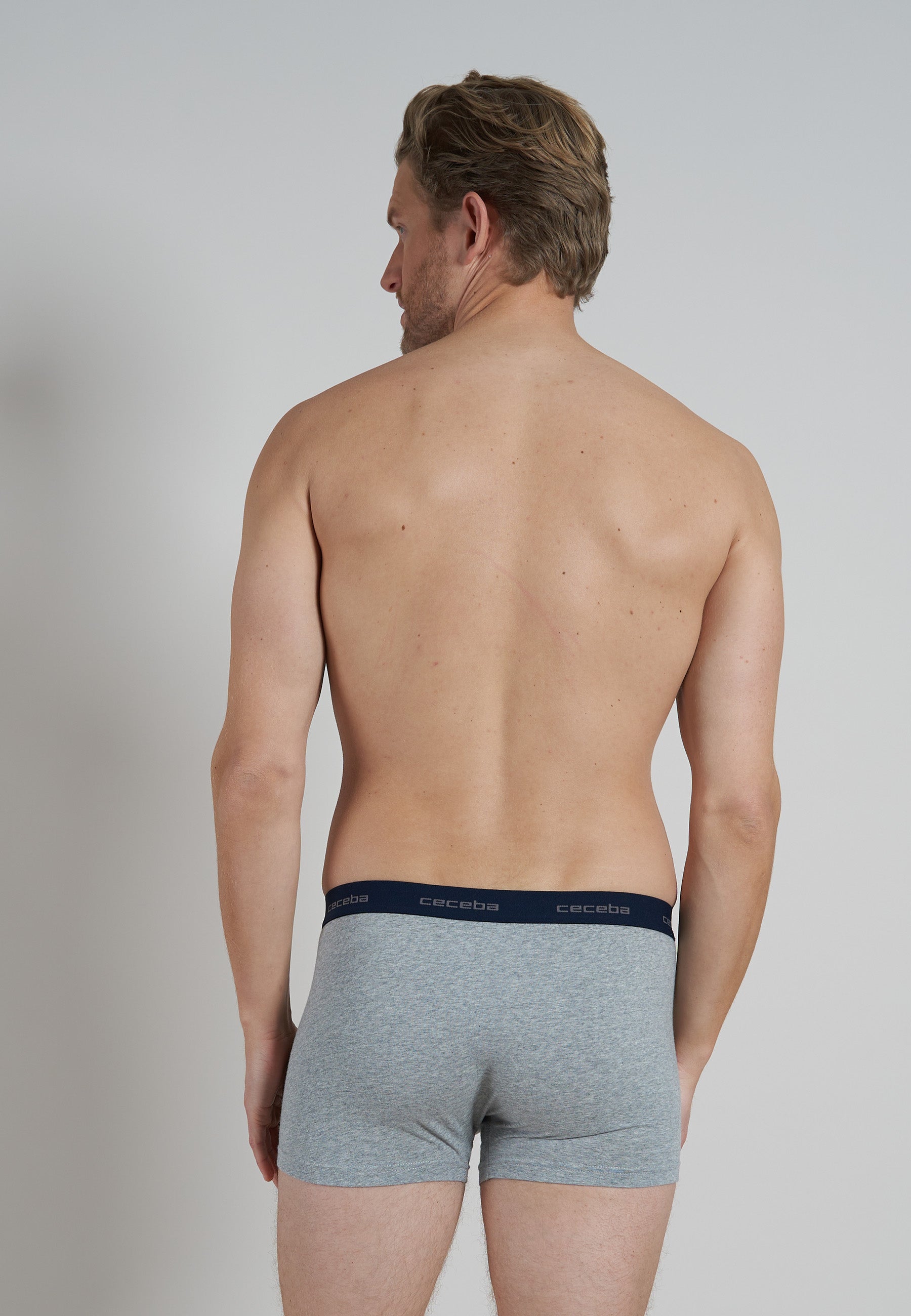 CECEBA Herren Pants blau uni 6er Pack