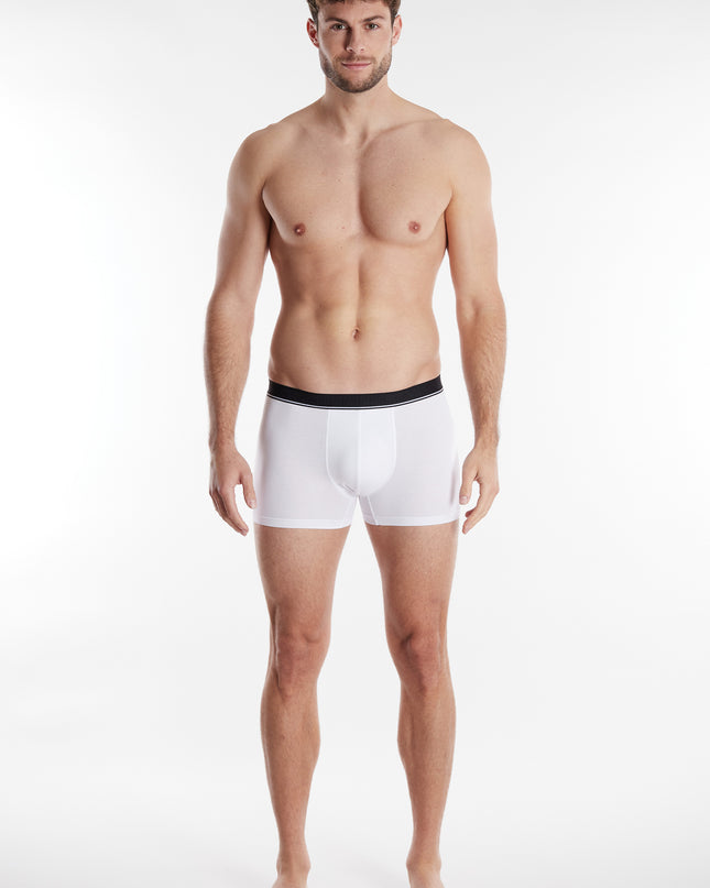 CECEBA Herren Pants weiß uni 2er Pack
