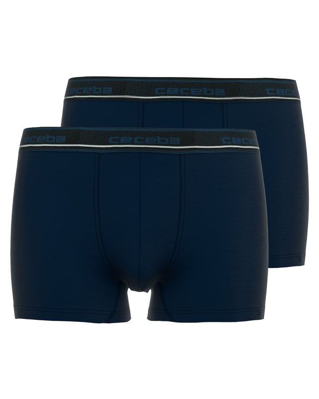 CECEBA Herren Pants blau uni 2er Pack