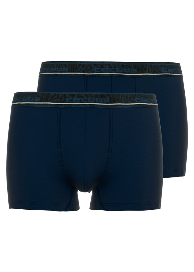 CECEBA Herren Pants blau uni 2er Pack
