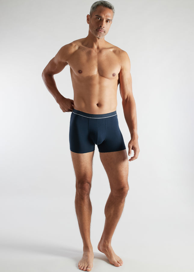 CECEBA Herren Pants blau uni 2er Pack