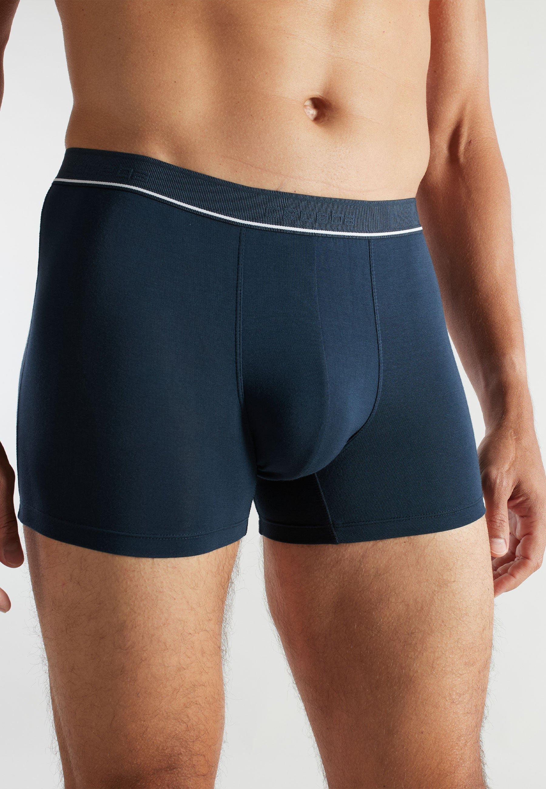 CECEBA Herren Pants blau uni 2er Pack