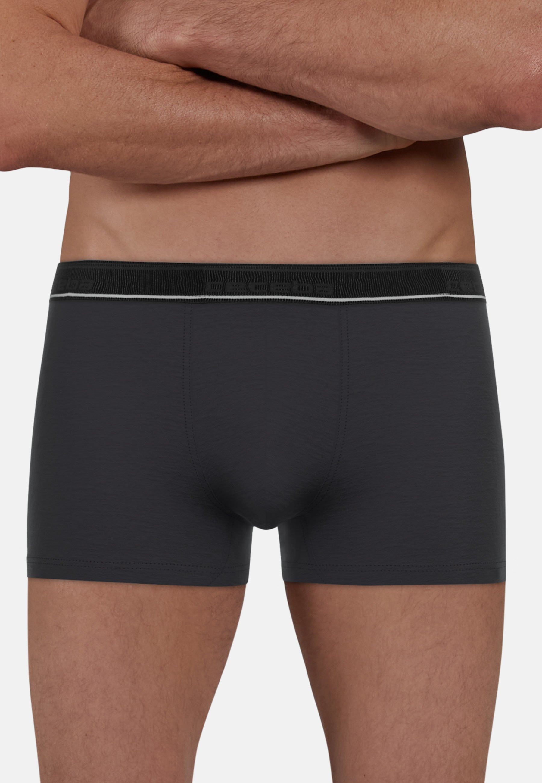 CECEBA Herren Pants grau uni 2er Pack