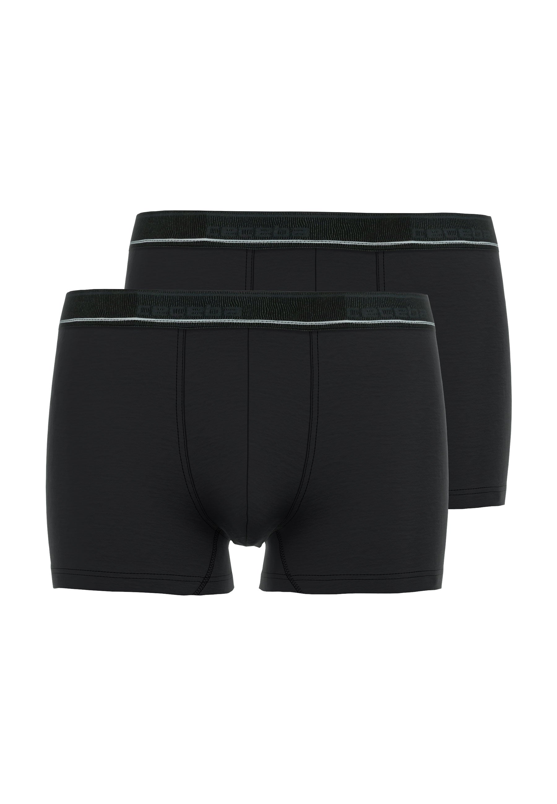 CECEBA Herren Pants schwarz uni 2er Pack