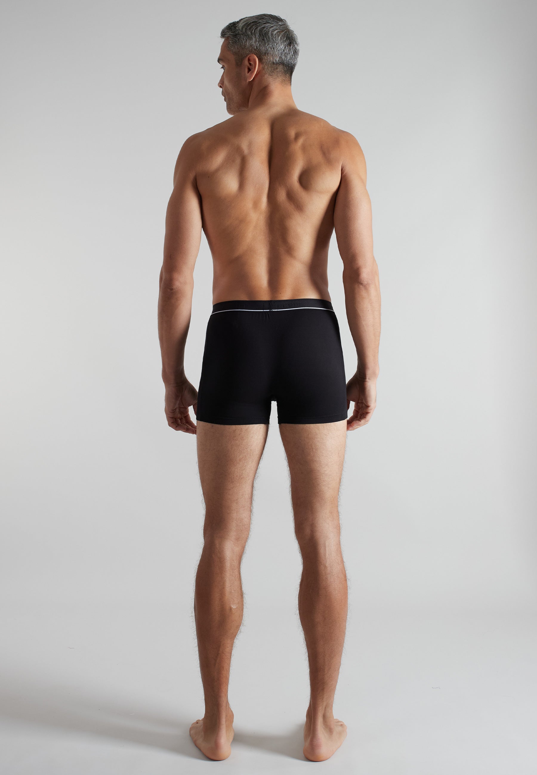 CECEBA Herren Pants schwarz uni 2er Pack