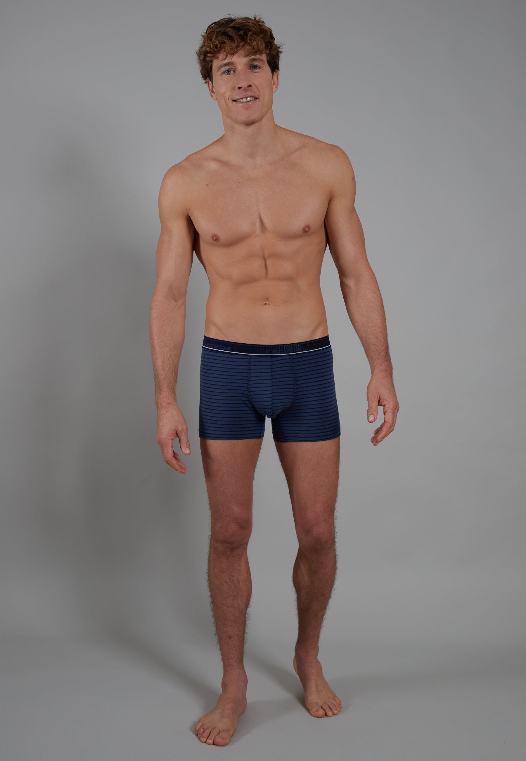 CECEBA Herren Pants blau quergestreift 2er Pack