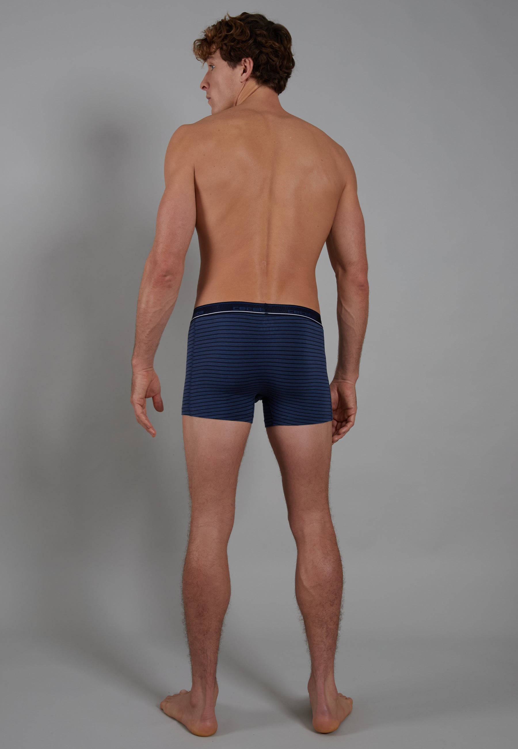 CECEBA Herren Pants blau quergestreift 2er Pack