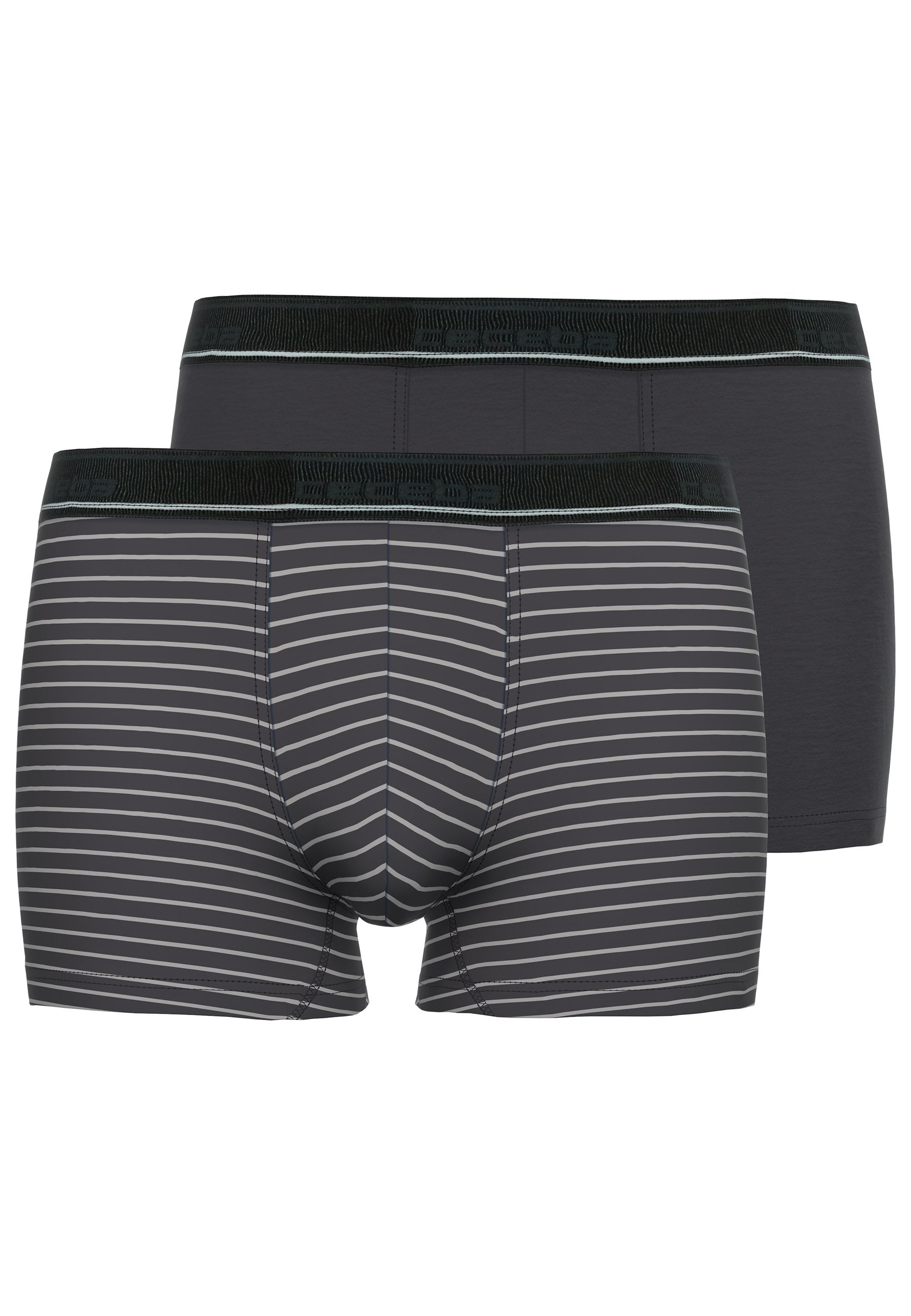 CECEBA Herren Pants grau quergestreift 2er Pack