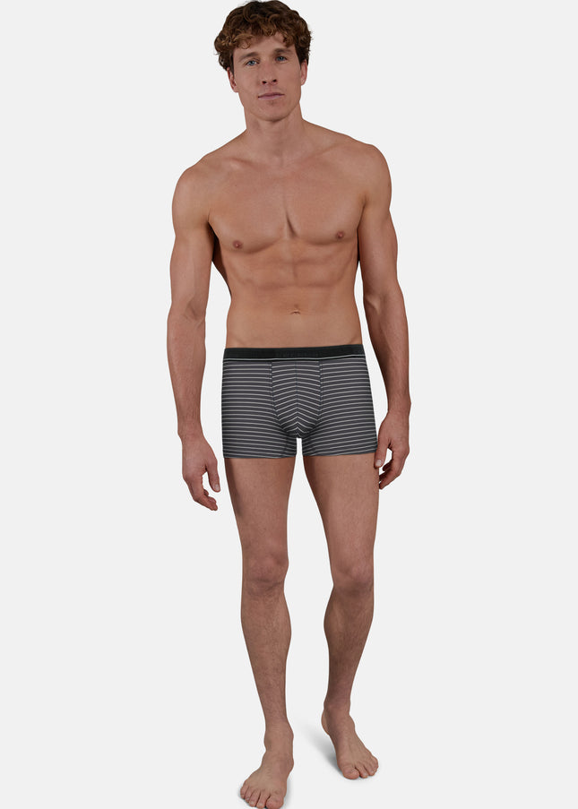 CECEBA Herren Pants grau quergestreift 2er Pack