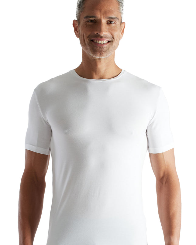 CECEBA Herren Shirt weiß uni