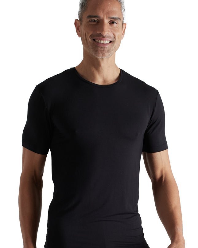 CECEBA Herren Shirt schwarz uni