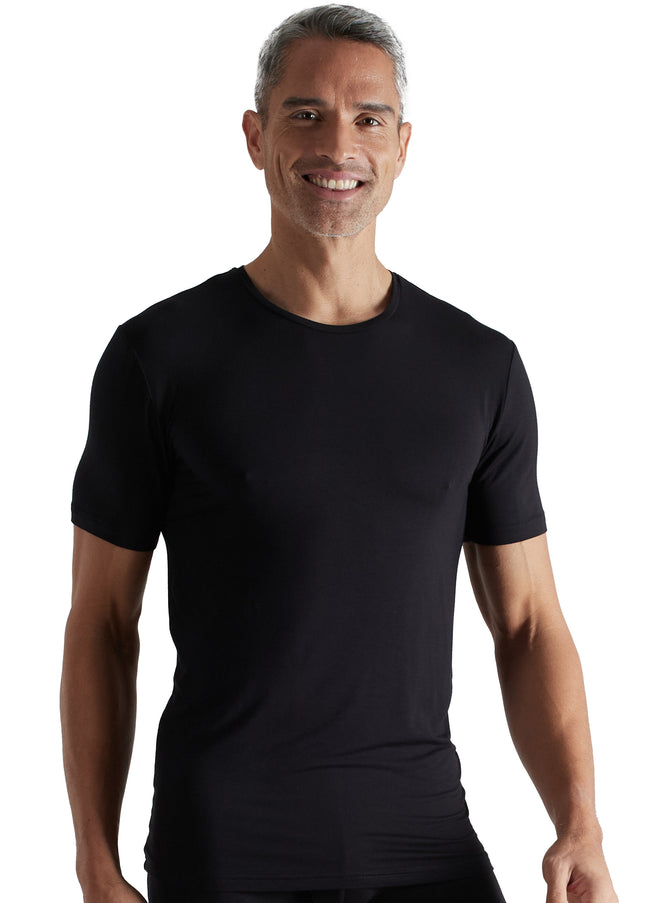 CECEBA men's shirt black plain