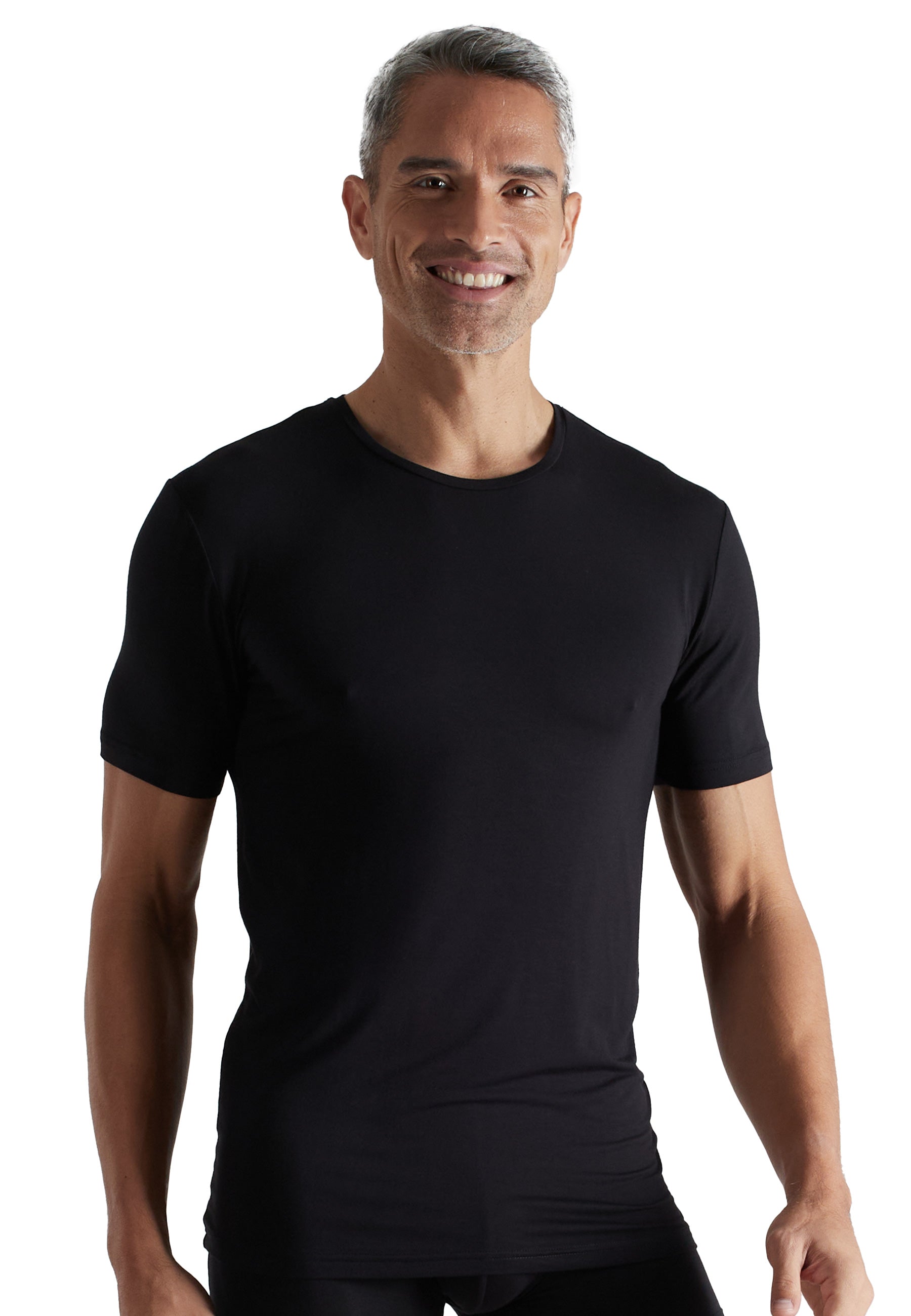 CECEBA men's shirt black plain