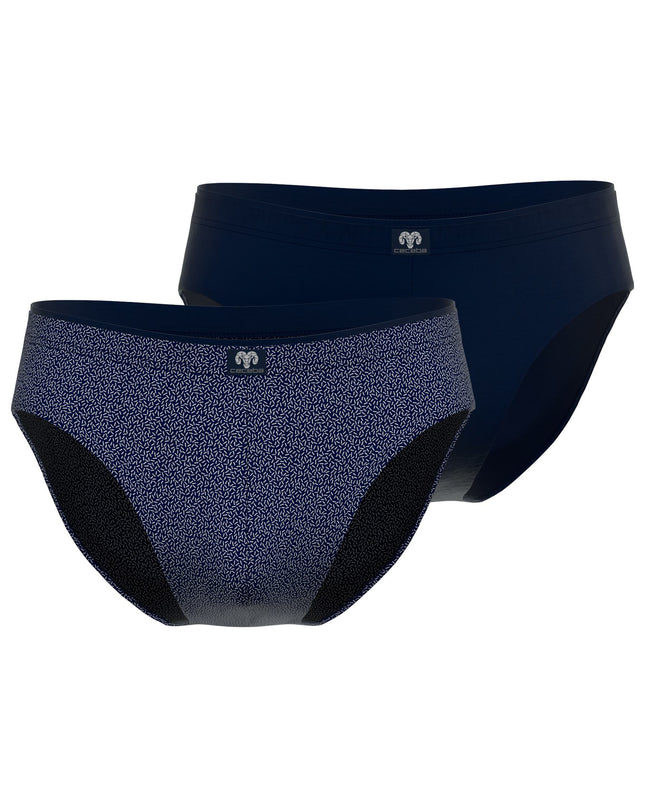 CECEBA men's briefs blue printed 2-pack