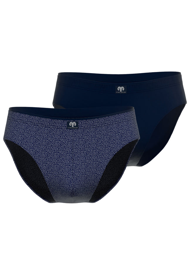 CECEBA men's briefs blue printed 2-pack
