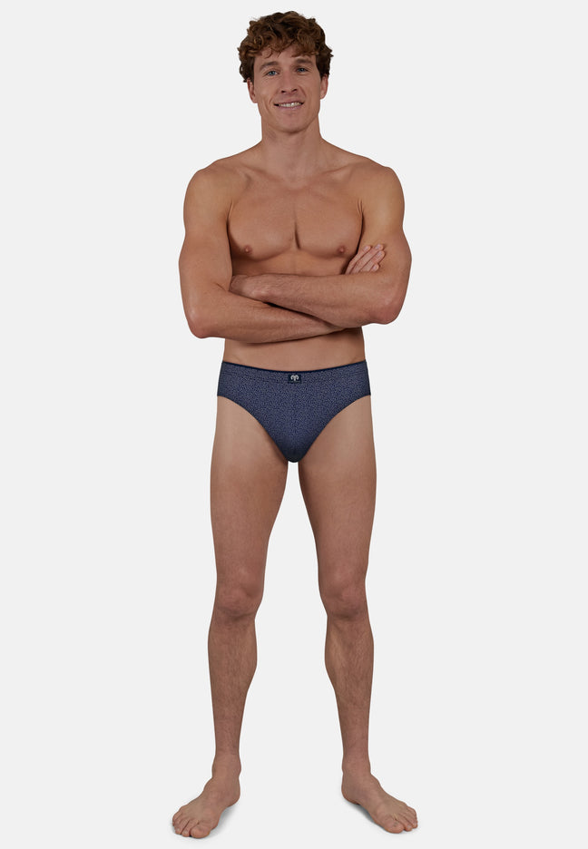 CECEBA men's briefs blue printed 2-pack