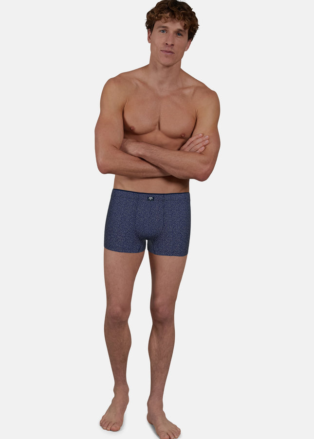 CECEBA Herren Pants blau uni 2er Pack