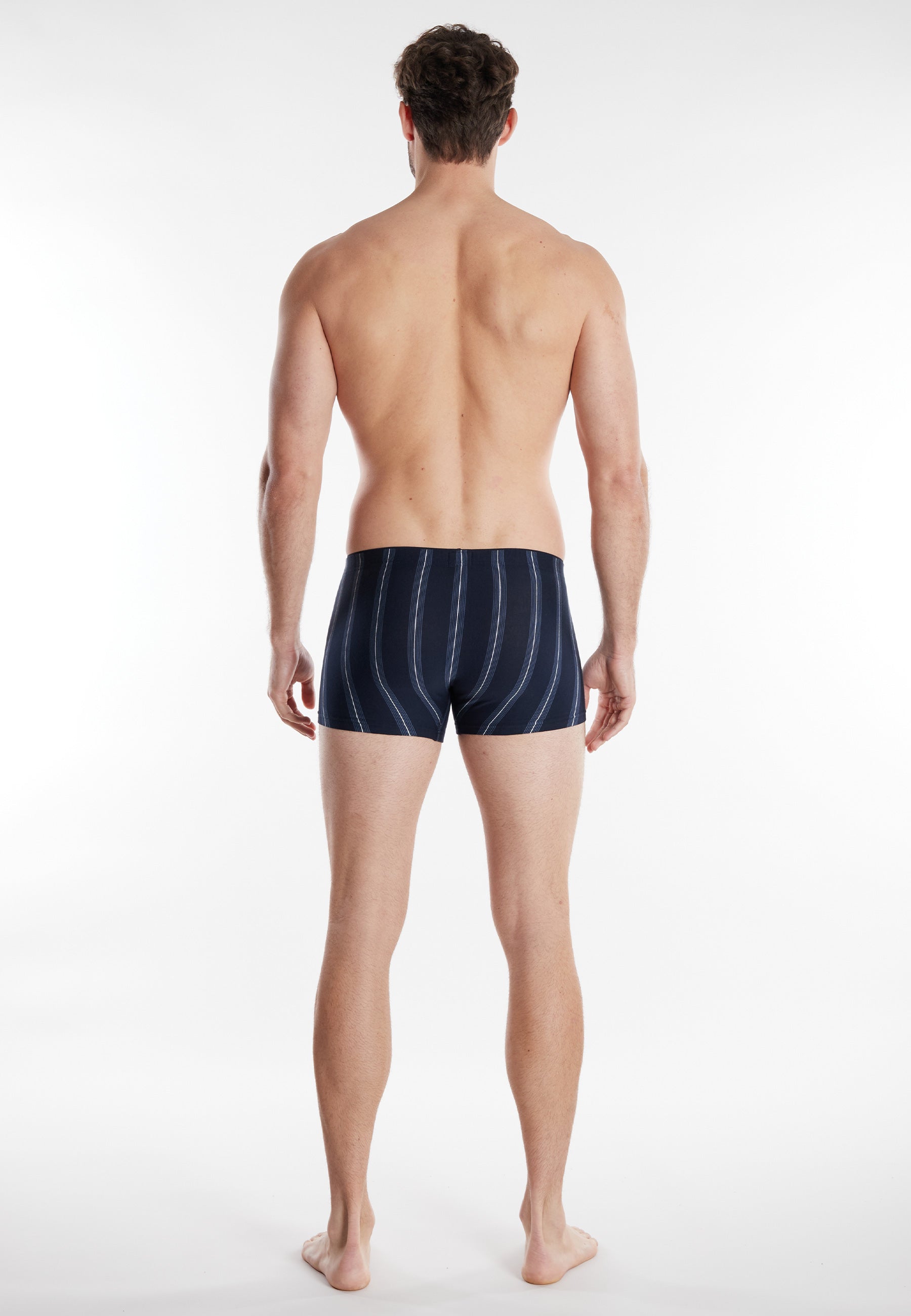 CECEBA Herren Pants blau längsgestreift 2er Pack