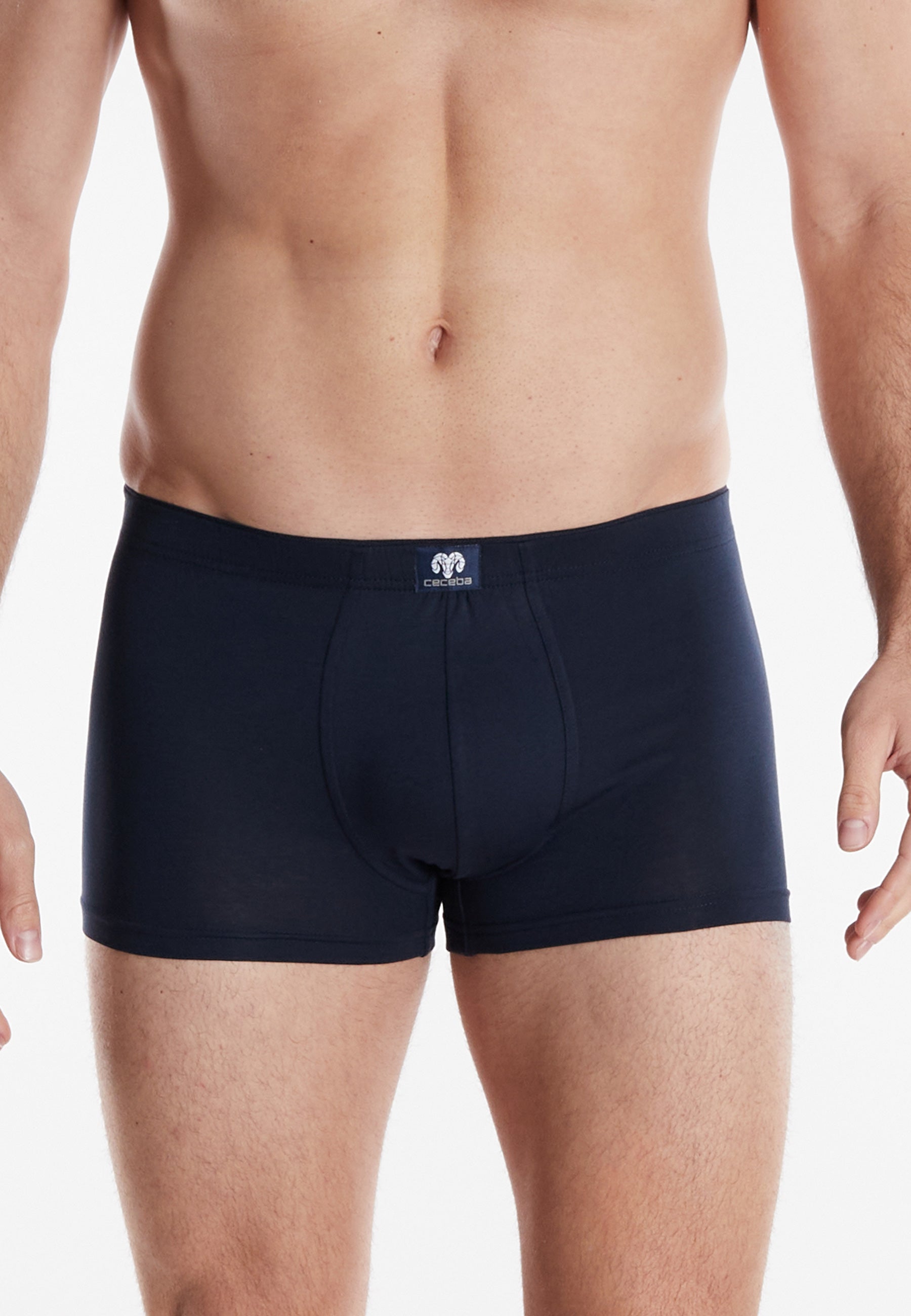 CECEBA Herren Pants blau längsgestreift 2er Pack