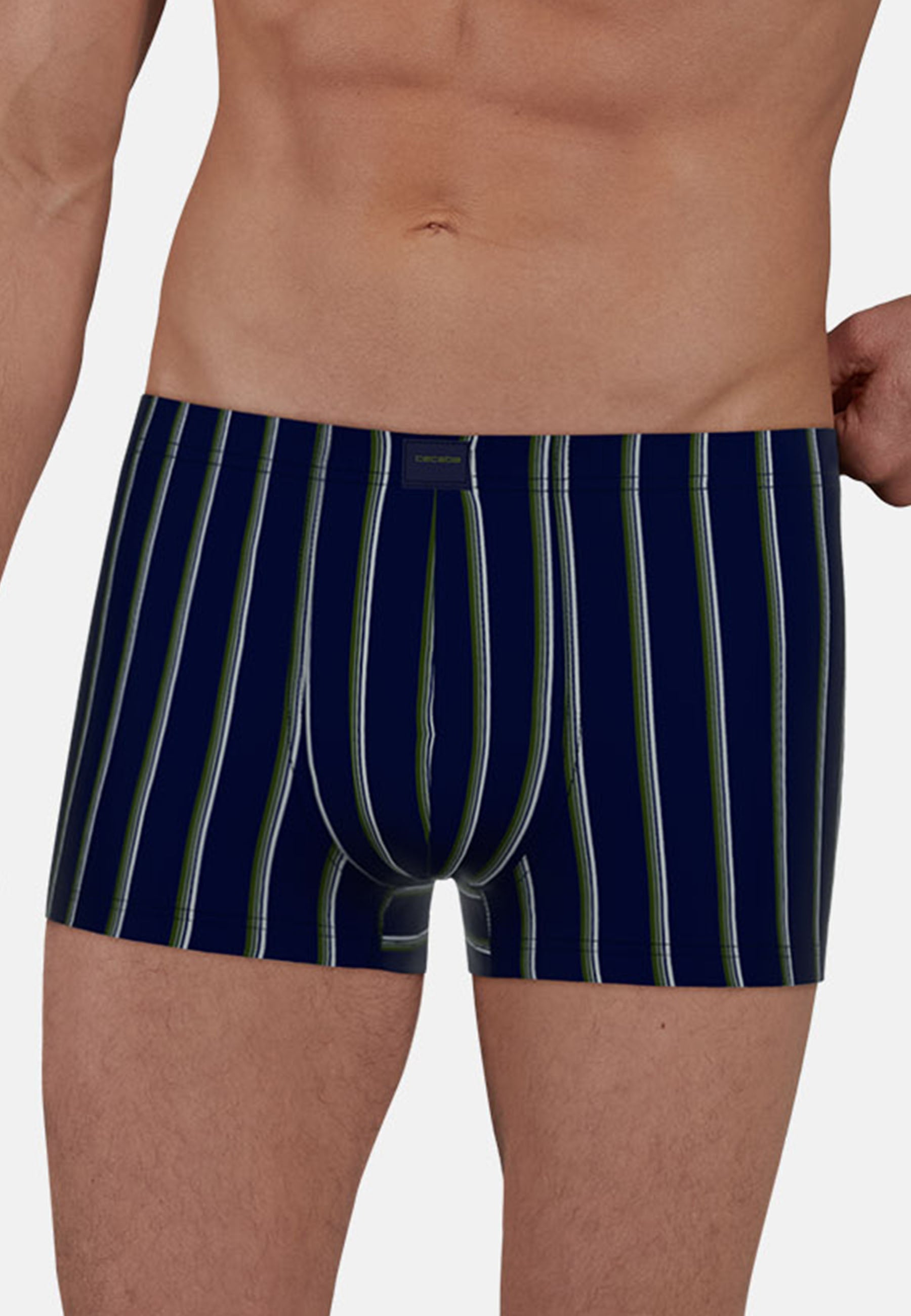 CECEBA Herren Pants blau längsgestreift 2er Pack