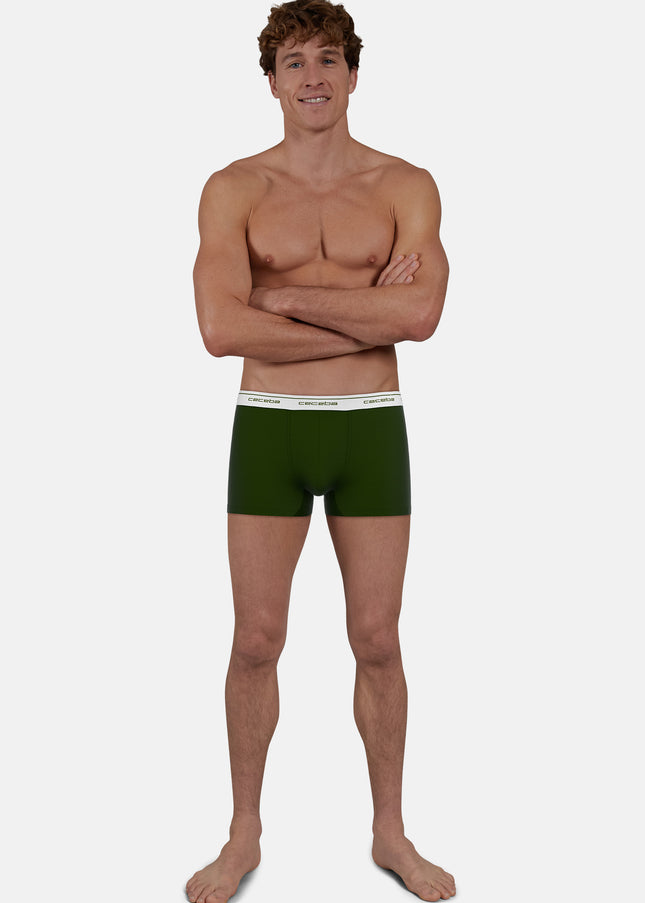 CECEBA Herren Pants grün uni 2er Pack