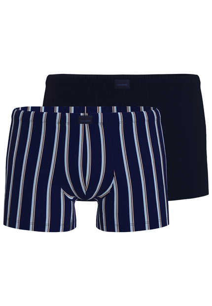 CECEBA Herren Pants blau längsgestreift 2er Pack