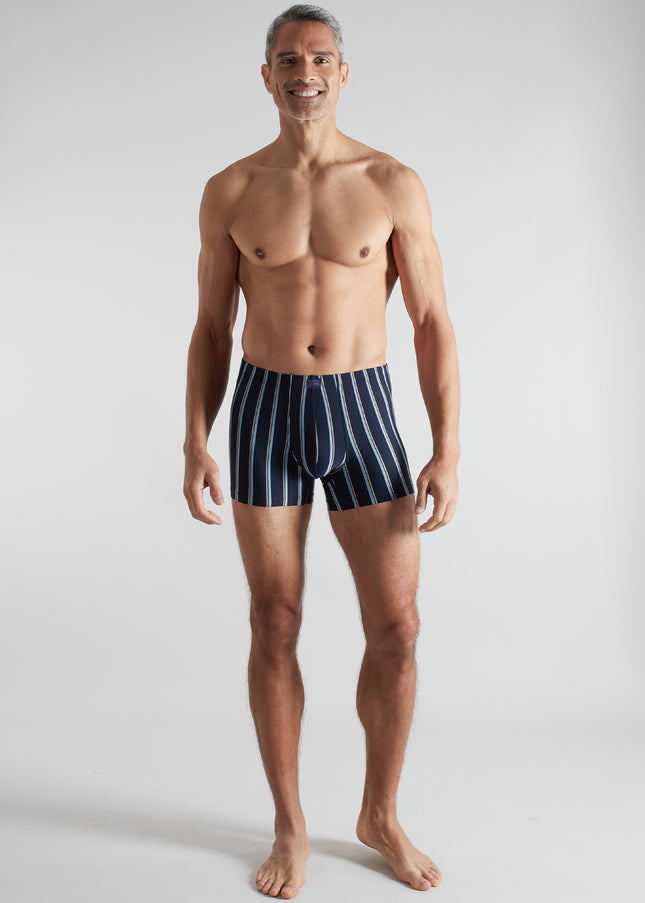 CECEBA Herren Pants blau längsgestreift 2er Pack