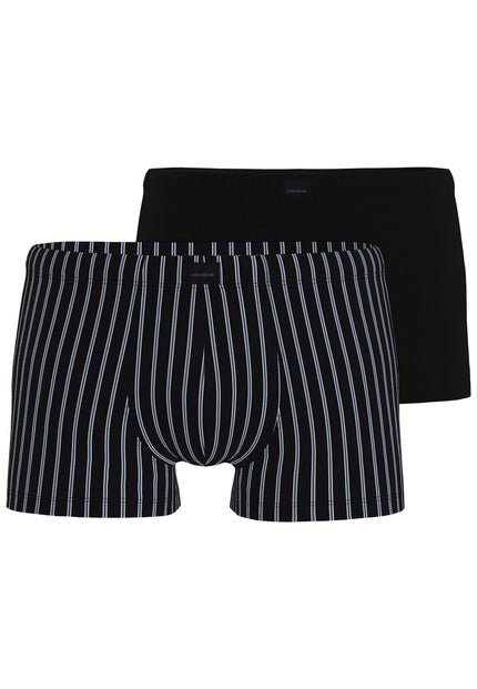 CECEBA Herren Pants schwarz längsgestreift 2er Pack