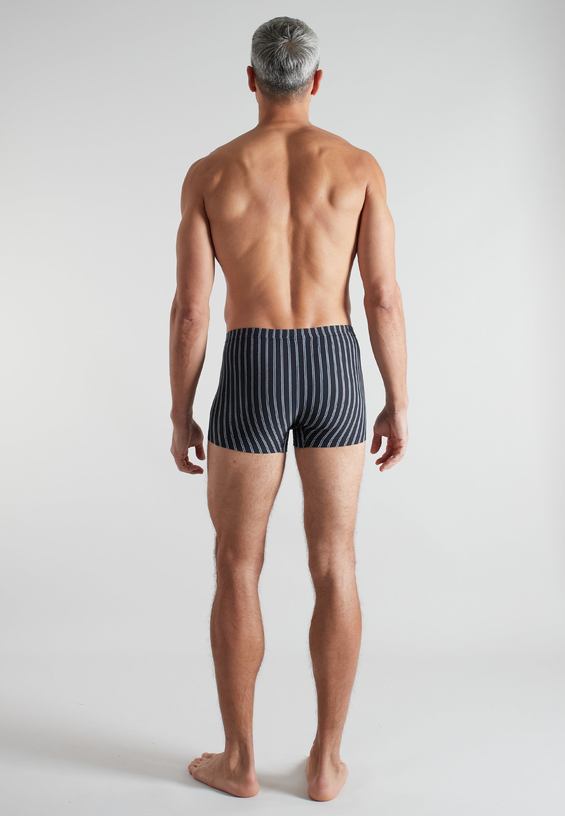 CECEBA Herren Pants schwarz längsgestreift 2er Pack