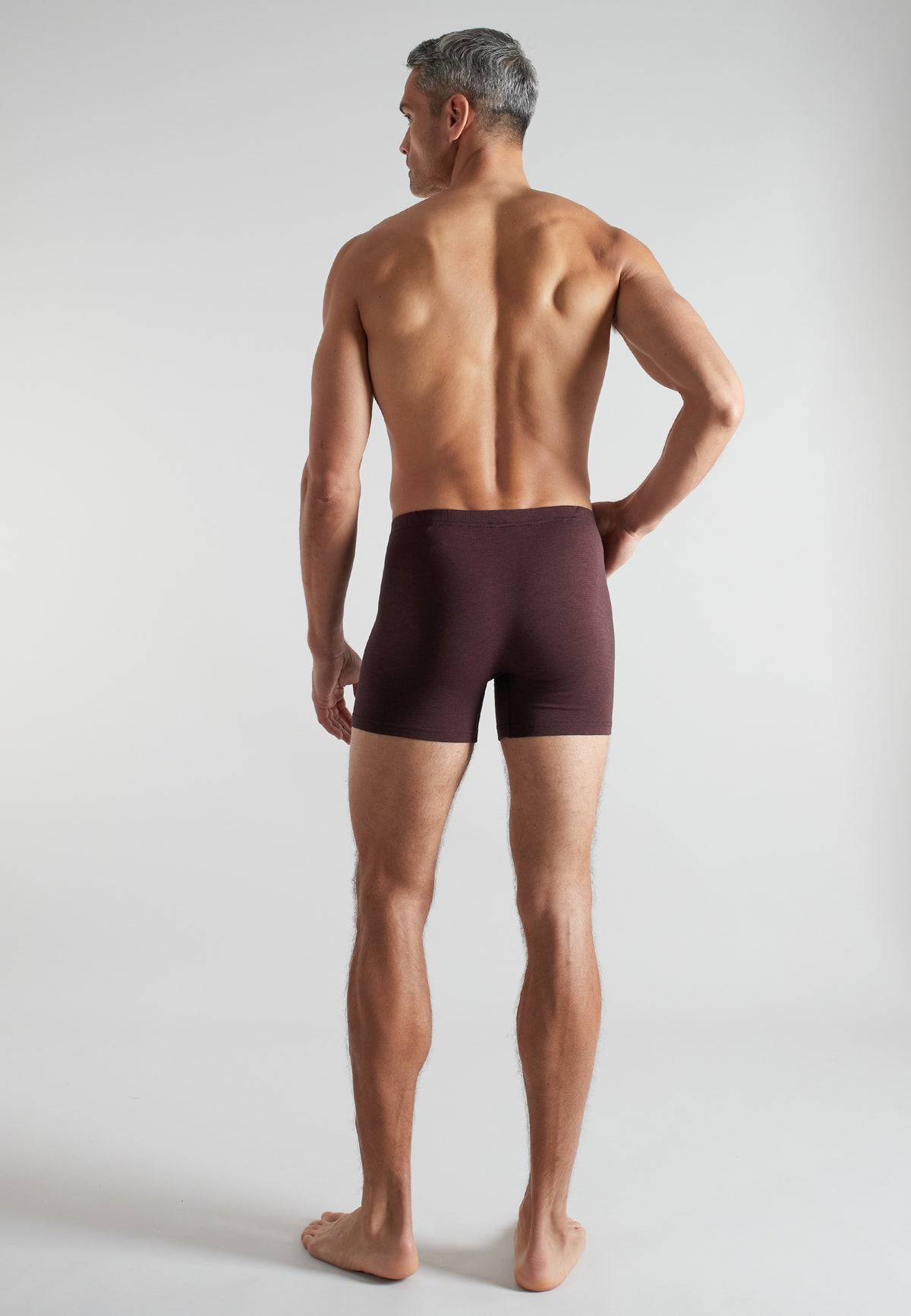 CECEBA Herren Long-Pants rot quergestreift 2er Pack