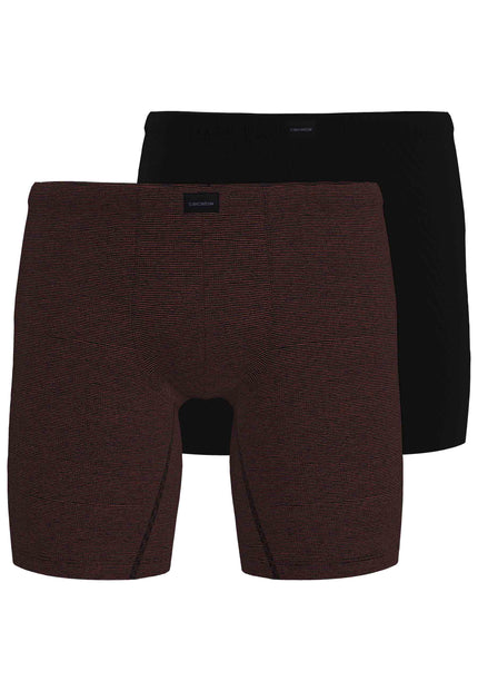 CECEBA Herren Cyclist rot quergestreift 2er Pack