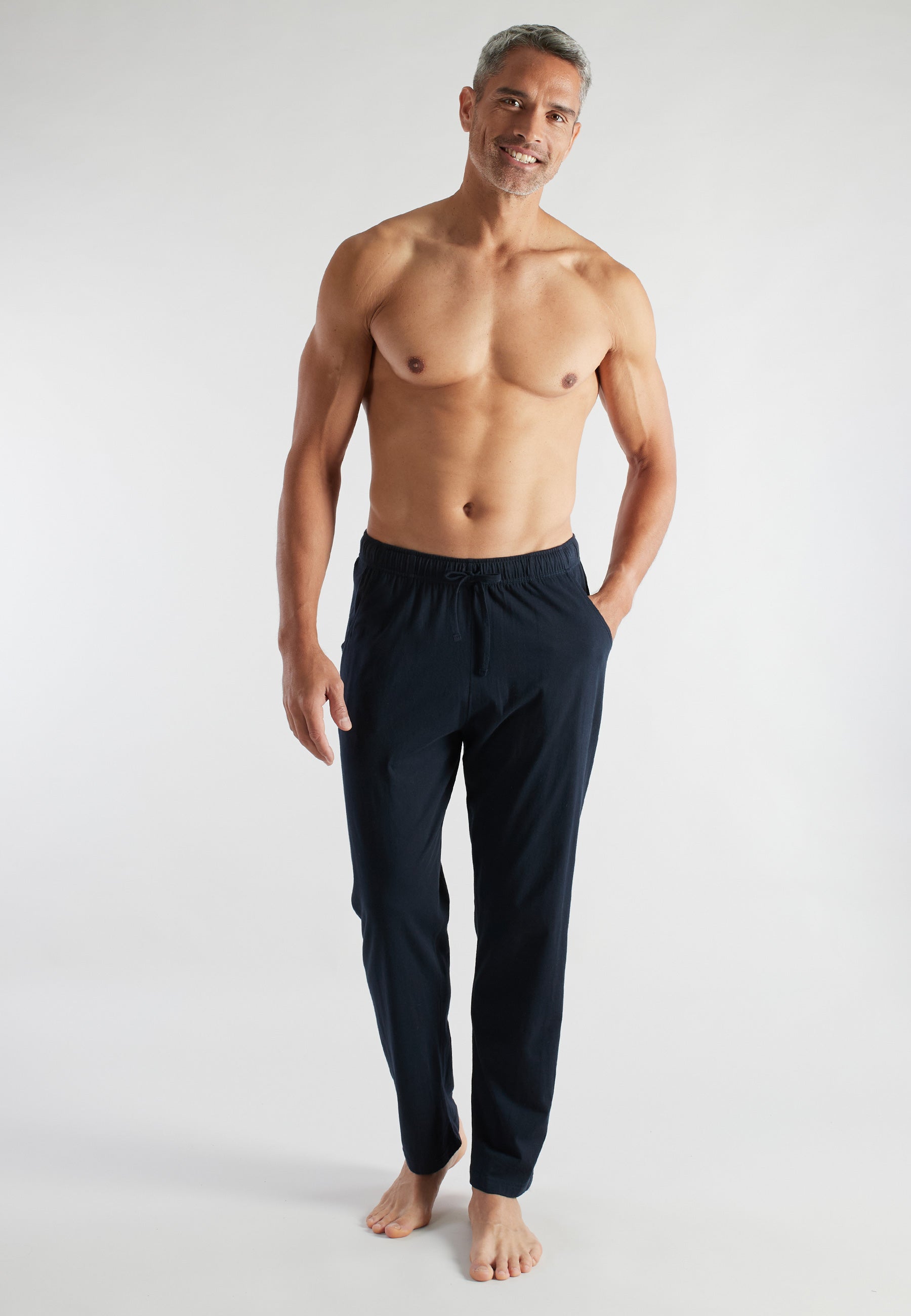 CECEBA Herren Lange-Hose blau