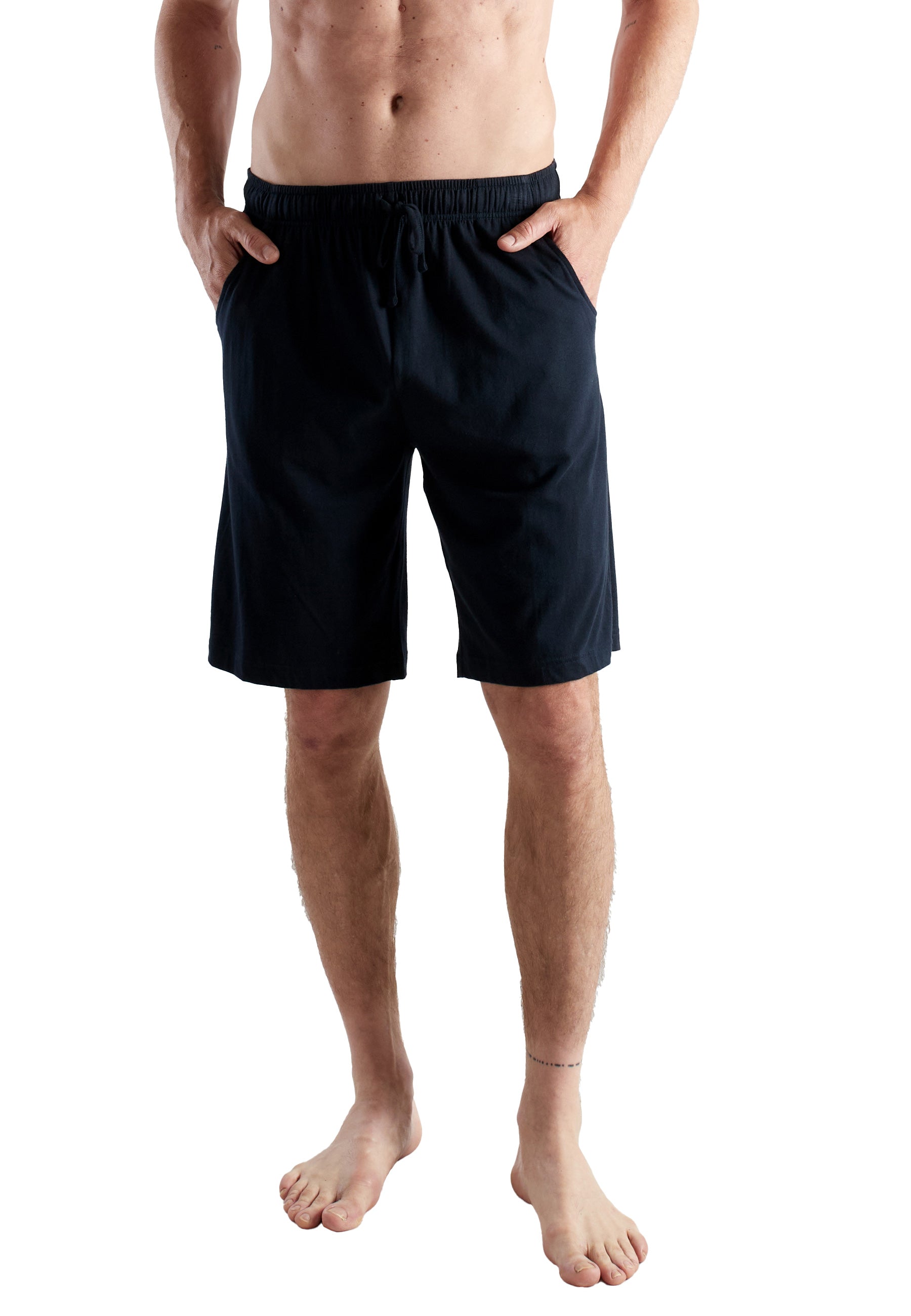 CECEBA Herren Bermuda blau uni