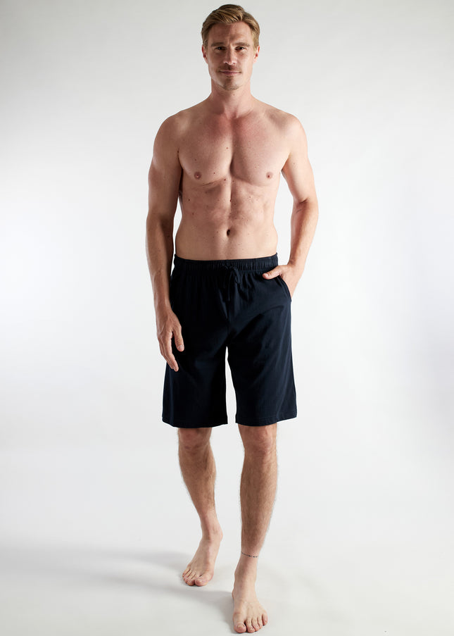 CECEBA men's Bermuda shorts blue plain