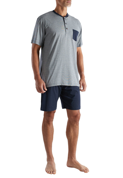 CECEBA Herren Shorty blau quergestreift