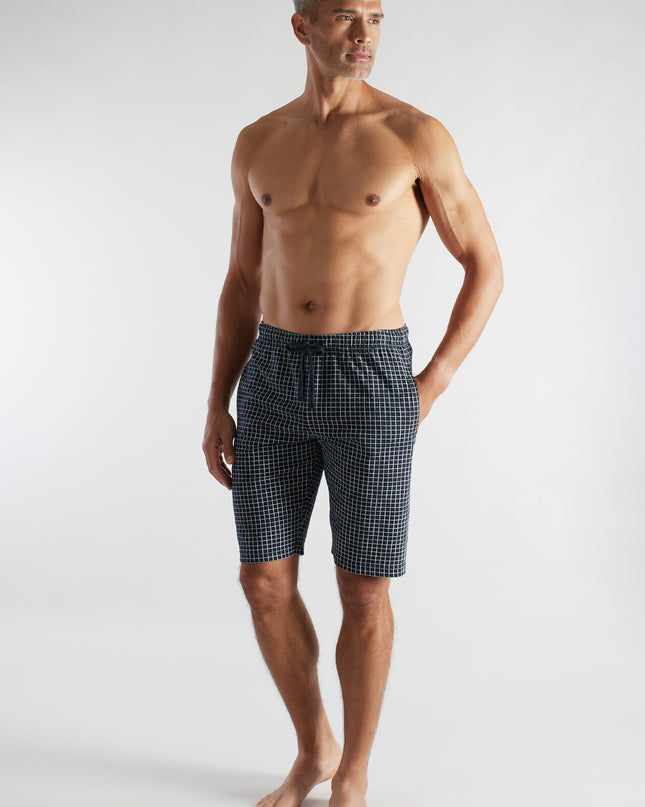 CECEBA Herren Bermuda blau bedruckt